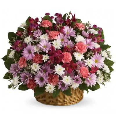 Big Flowers Basket